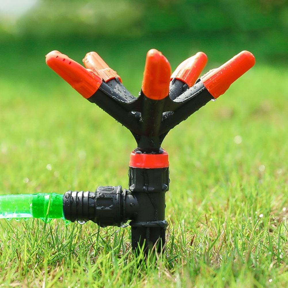360° Garden Sprinkler Rotation Irrigation Watering System Automatic Agriculture Lawn Farm Greenhouse Spray Tool