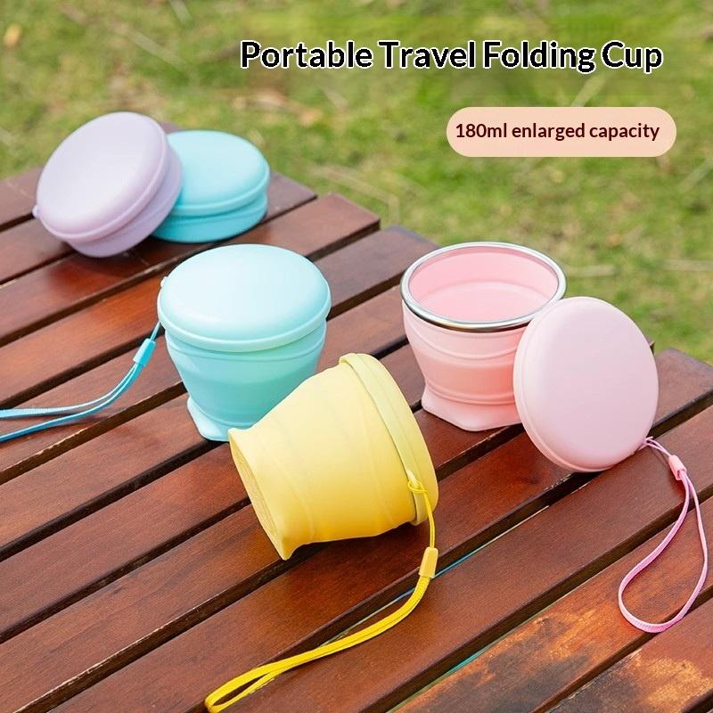 Collapsible Silicone Water Cup – Portable, Leak-Proof & Bpa-Free For Travel, Hiking, Camping, Gym, Office