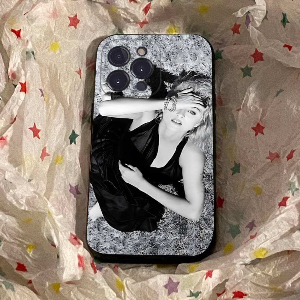 

Знаменитая певица M-MadonnaS Чехол для телефона для IPhone 14 Plus 13 Mini 11 16 15 17 Pro Max Защита Ударопрочный iPhone 13 pro