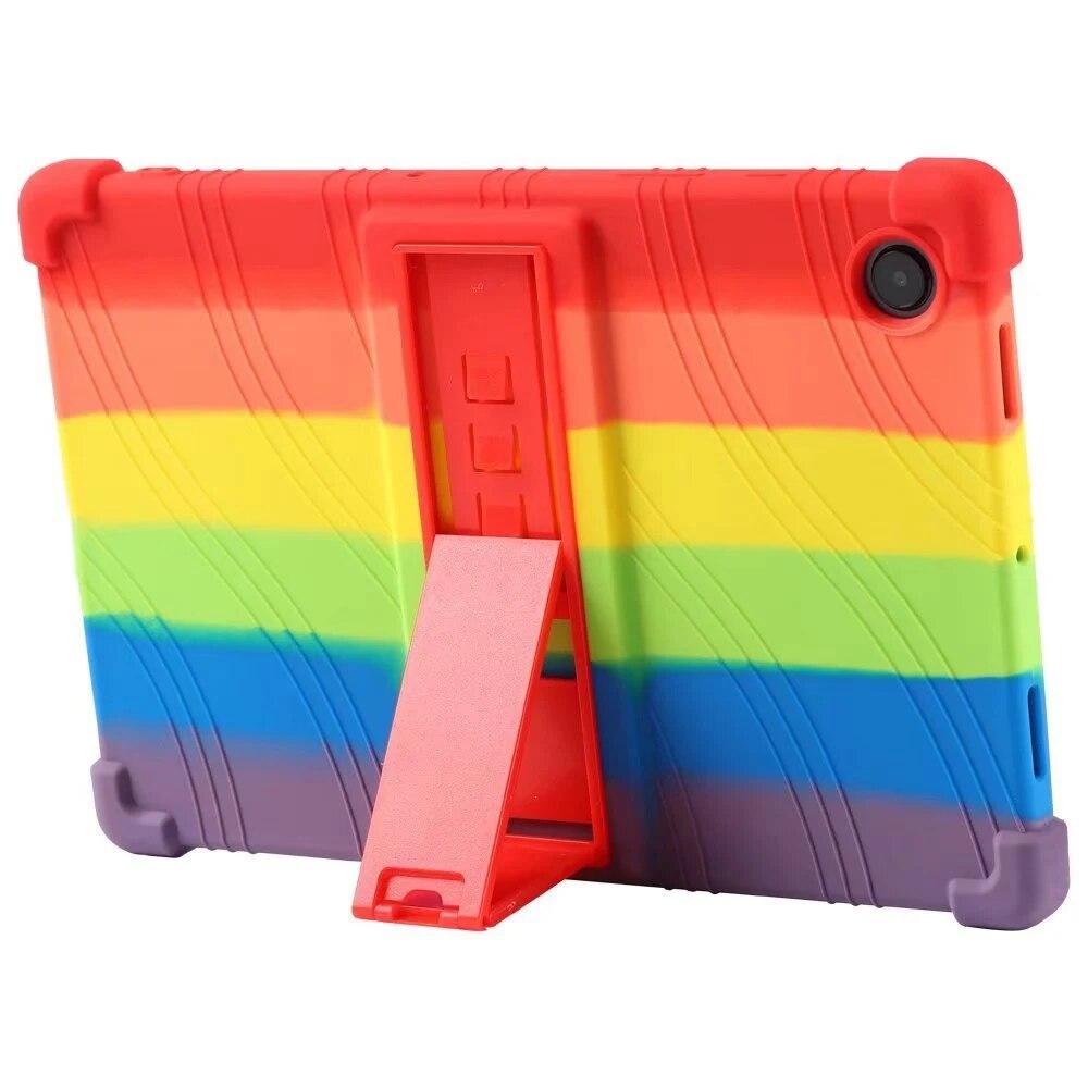Case for Samsung Galaxy Tab A8 10.5 2022 SM-X200 SM-X205 Silicone Tablet Stand Cover Tab A8 10.5 X200 X205 Coque