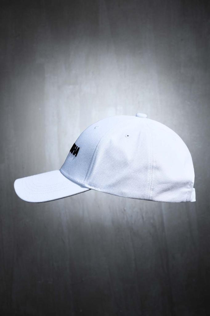 Kileutimuka Lettering Embroidered Ball Cap White