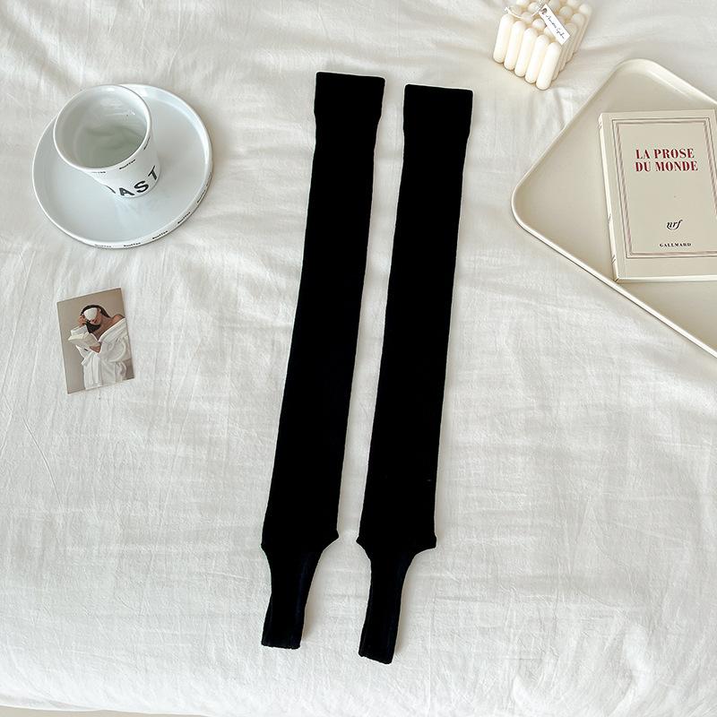 1 Pairs Woman Elegant Leg Warmer Trends Calf New Women Stockings Fashion Solid Color Thin Breathable Simple Long Knee High Socks