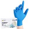 Powder-Free High Elasticity Disposable Nitrile Gloves - Waterproof, Oil-Proof, Food Grade for Household Cleaning and Kitchen Use