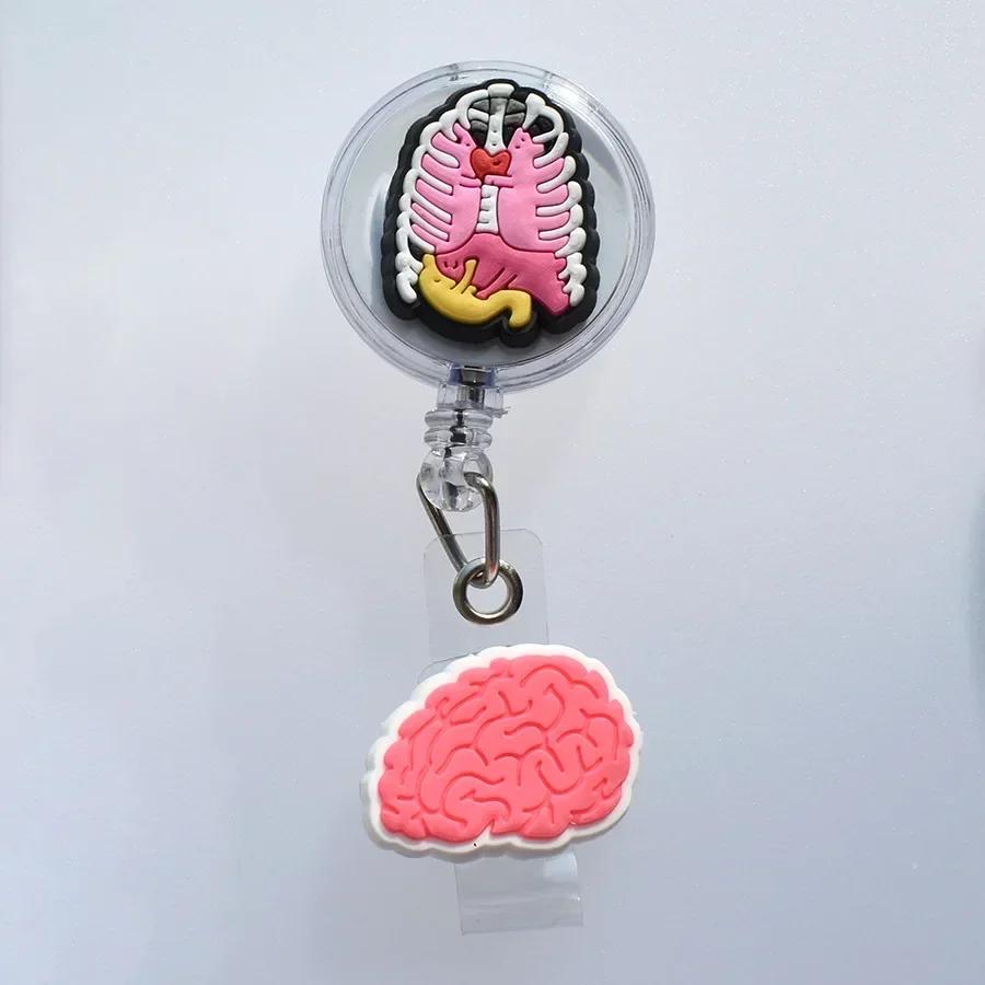 

Work Retractable Badge Reel with Card Holder Reel Clip Key Ring Retractable ID Card Holder Key Chain for Office Name Tags