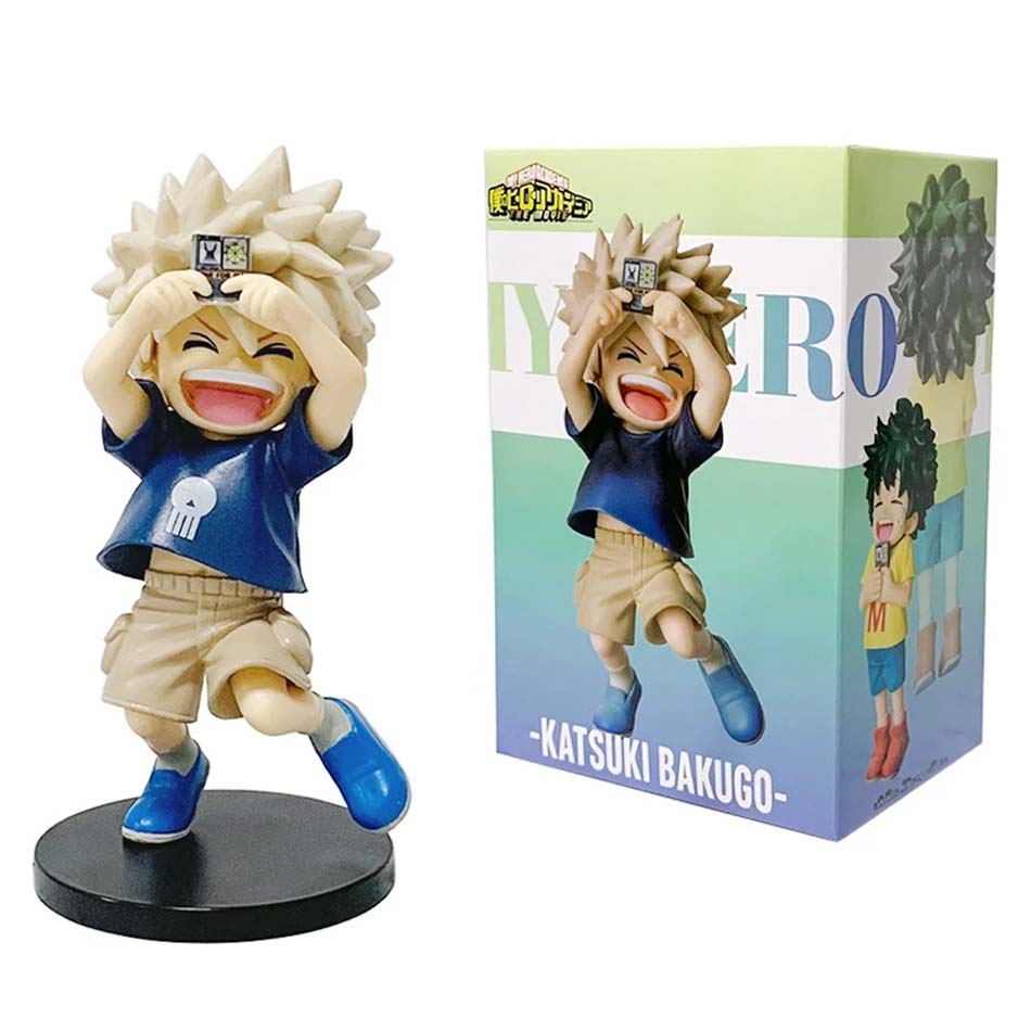 sold Arrival In Stock Gift My Hero Academia Childhood Izuku Midoriya / Childhood Katsuki Bakugo Figure Model Decoration Doll