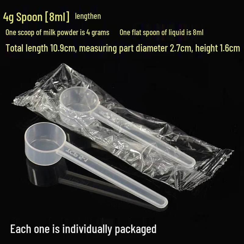 PP Plastic Flat-Bottom Measuring Scoops
