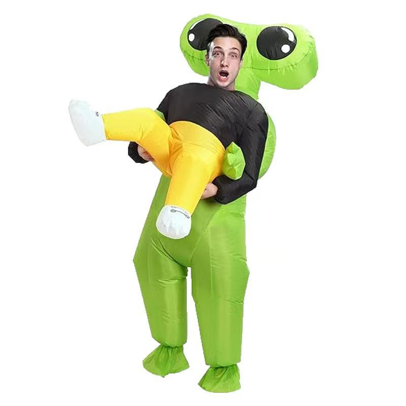 Inflatable Halloween Alien Ghost Hugging Costume for Role-Playing and Party Fun