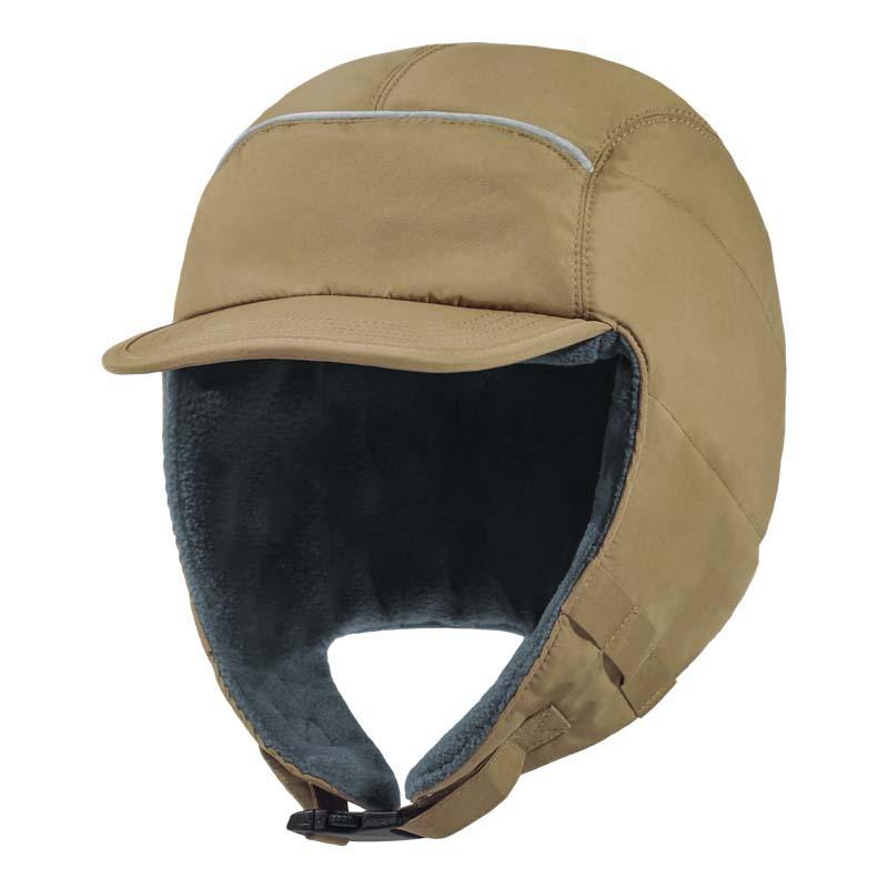 

Зимняя мужская шапка уличная бархатная ветрозащитная женская утолщенная теплая хлопковая шапка пилота от холода 56-61CM хаки