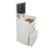 Vanity Desk with Flip Top Mirror Light Makeup Table with Drawers Stool Storage Small Dressing Table 