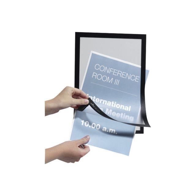 Porte-document - DURABLE - DURAFRAME - A4 - double face - noir