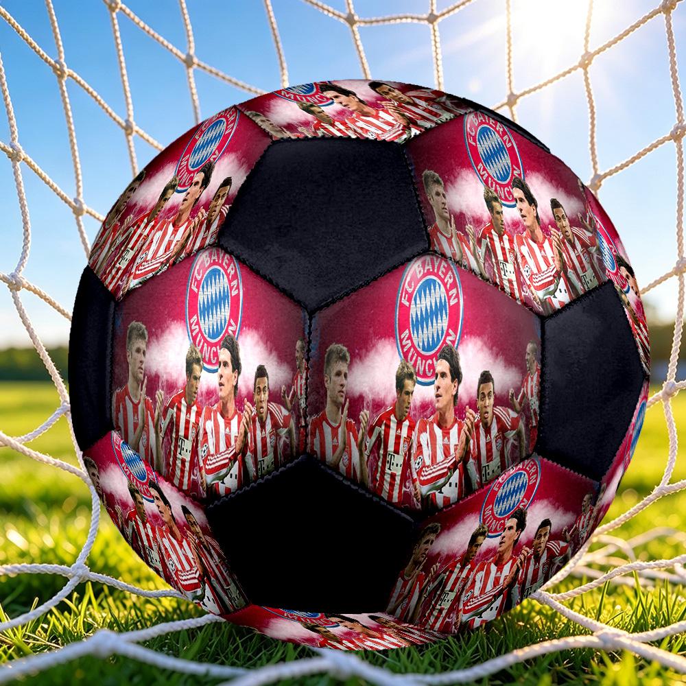1 pz Pallone da Calcio Standard Misura 5 Stadio Bayern Monaco, Pallone da Calcio Resistente per Allenamento Scolastico, Parco e Intrattenimento Quotidiano zq71410