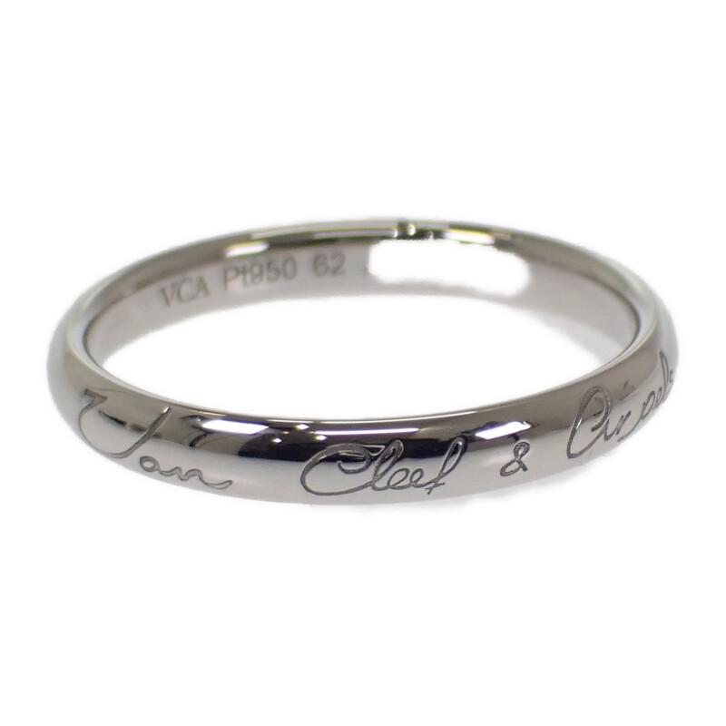 Van Cleef & Arpels  VCAR09Y562 #21(JP Size) ring Pt950Platinum mens
