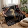 Cristiano Ronaldo Printed Flannel Blanket Skin Friendly Warm Decorative Throw for Indoor Couch Bed Daily Use