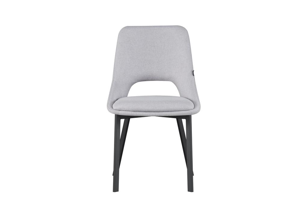 SIENA upholstered chair, gray fabric