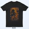 Halloween Occult Werewolf Study Horror Full Moon Goth Black T-Shirt