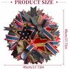 250th Anniversary Patriotic Wreath, 3D Eagle Commemorative Wreath, Patriotic Door Knob, Red, White and Blue Wreath