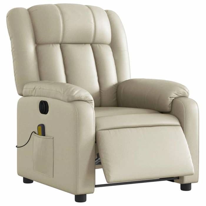 VidaXL Electric Reclining Massage Armchair, Relaxation Chair with Backrest, Seat with Armrests Living Room, Modern, 3205258
