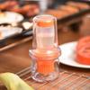 Press Grill Portable Oil Bottle Brush Storage Cover Kitchen Barbecue Gadget