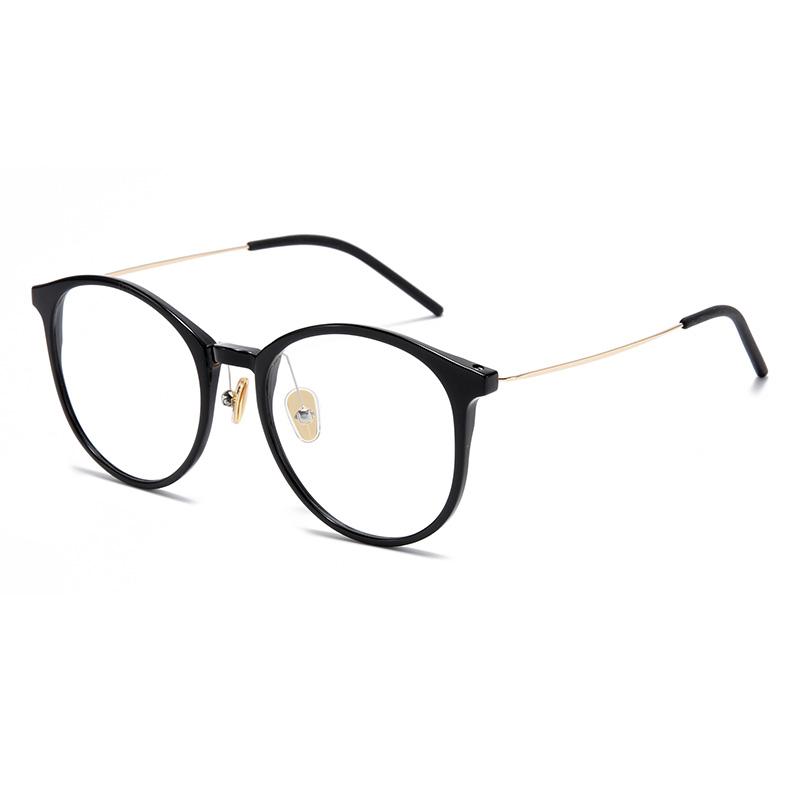 

Matte Tea Frame Anti Blue Rays Round Prescription Spectacles With Cylinder TR90 Nearsighted Glasses Diopter 0 -0.5 -0.75 To -6.0 0
