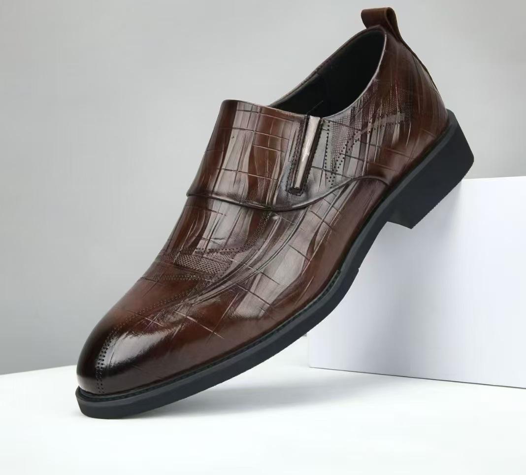 Мужские кожаные туфли — фото 7