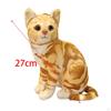 Cute Plush Toy Skin-Friendly Decoration Ornament Stuffed Cat Doll Toys for Kids Teens