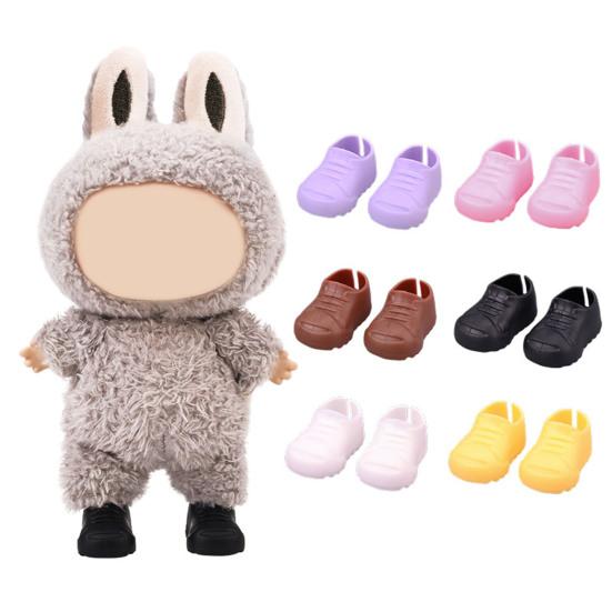 Doll Shoes for 17cm La Bubu Soft Mini Boots Doll Display Footwear Cute Fashion Accessories Gift for Doll Collection Display