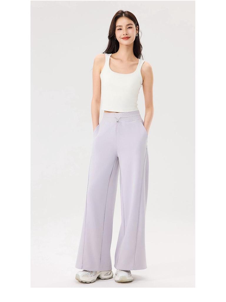 Women's High-Waisted Modal Pants, Comfortable Two-Way Wear for Autumn/Winter