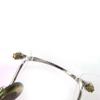 Great Cartier Glasses 2C Decor Two-Point Rimless Square Black Mens Used