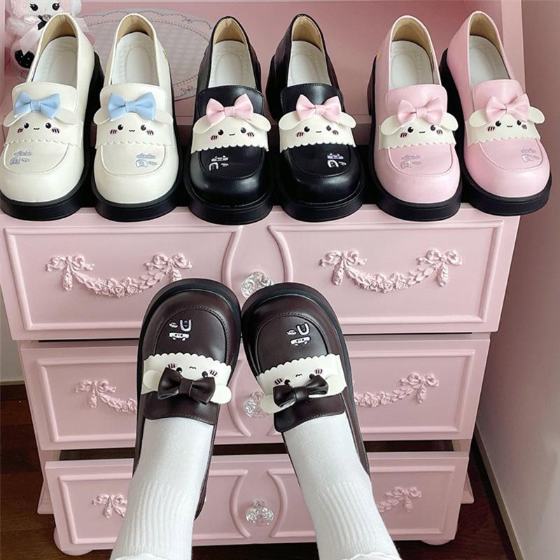 Raised thick-soled cute round head uniform shoes 2025 spring and autumn new original JK super soft Lolita girl college style