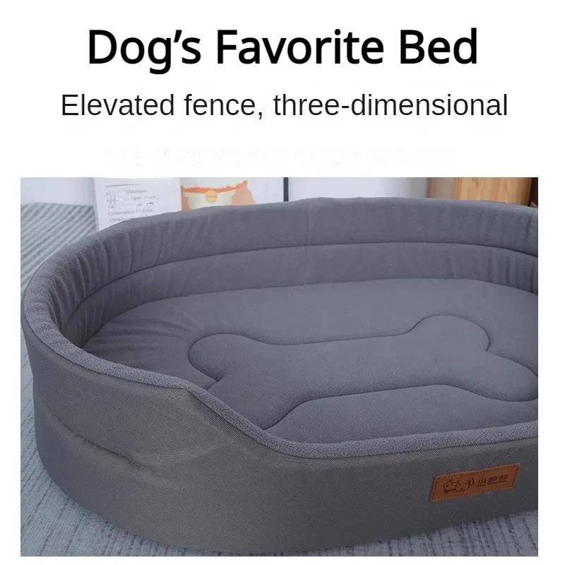 Winter Dog Pet Beds Square Dog Bed For Large Dogs Custom Size Dog Sofa Beds Waterproof Customized Pet Bed Inner Pad Washable