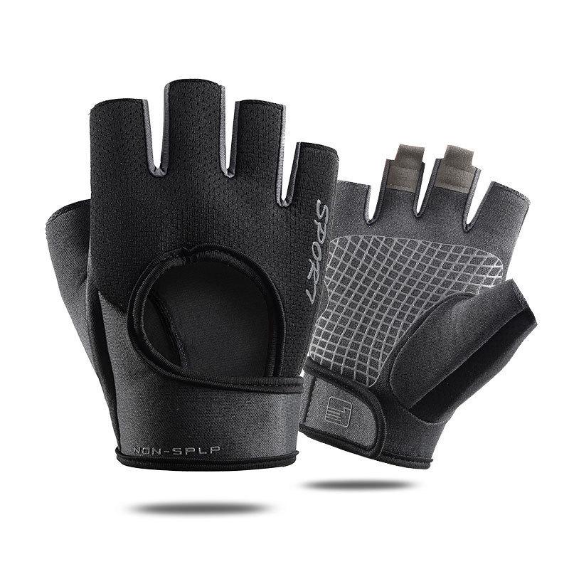 

Fitness gloves cycling half-finger gloves M чорний
