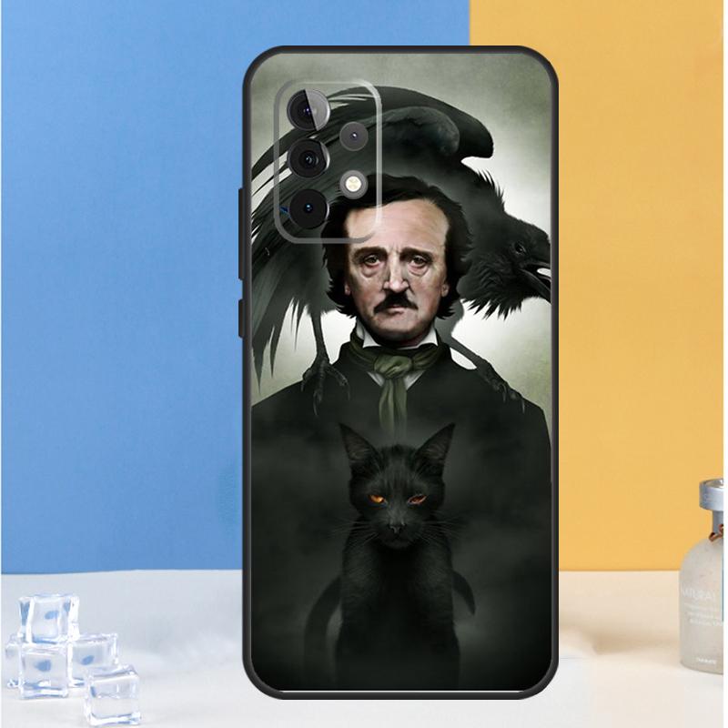 Edgar Allan Poe For Samsung Galaxy A55 A35 A15 A13 A33 A53 A36 A26 A16 A54 A34 A14 A32 A52 A56 A05 A06 Case