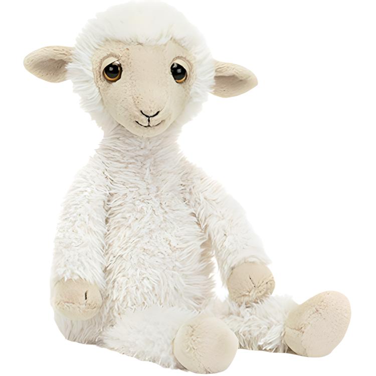JELLYCAT Farm Animal Series Fluffy Belly Sheep Fun Doll Plush Doll 40cm High