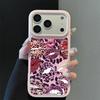 Hot and Spicy Leopard Print Lip Print Phone Case For iPhone 17 17Air 15 14 13 12 11 16 Plus Pro Max Shockproof Soft Cover Funda