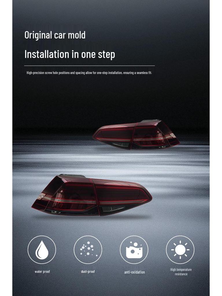 LED Daytime Running & Flowing Rear Tail Light for 2013-2020 Volkswagen Golf 7