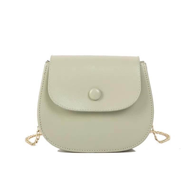 Mini Crossbody Bag Female Fashion Small Fresh Half-circle Saddle Bag Versatile Ins Single Shoulder Chain Bag Women Girls Cute Bag