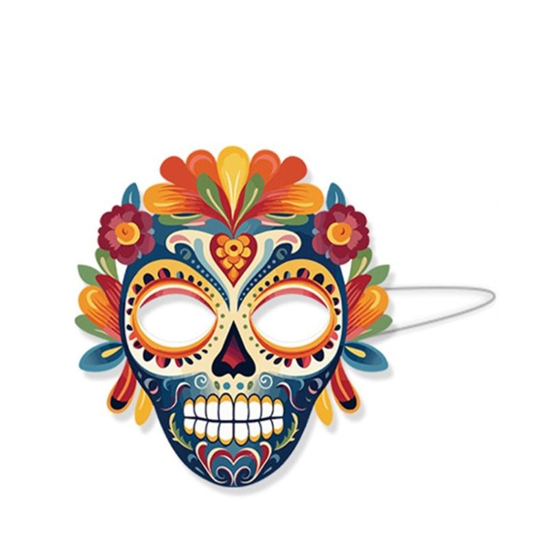 Full Bone Masquerade Masks Costume Masks Carnivals Bar Mexicans Party Cosplays