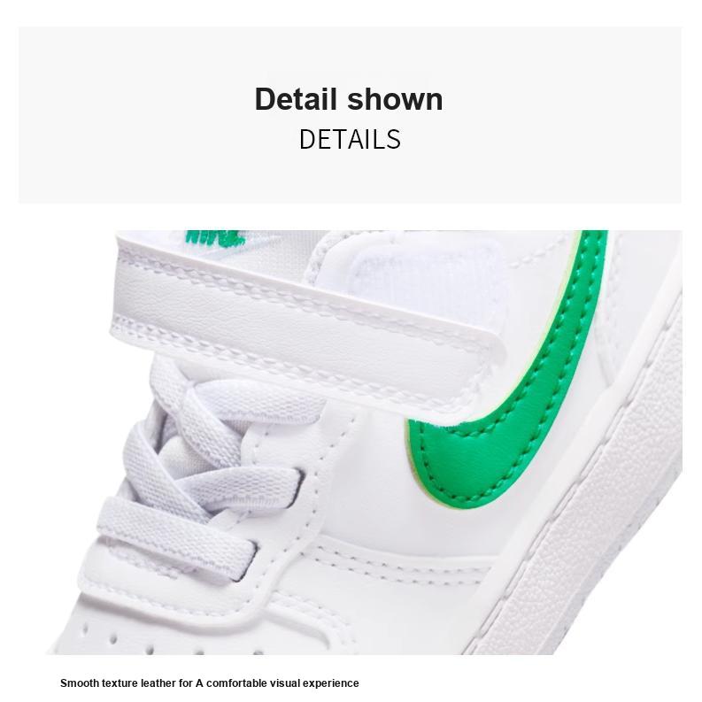 Nike Court Borough Low Recraft TD White Stadium Green Baby Sneakers Football-Grey DV5458-109