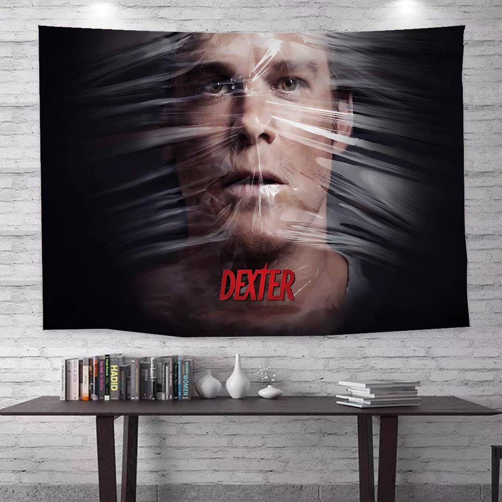 Horror TV Show Dexter Anime Tapestry Hanging Tarot Hippie Wall Rugs Dorm Home Decor