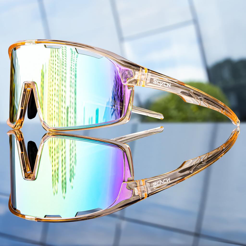 SCVCN Cycling Glasses Outdoor Bicycle Sunglasses for Men UV400 Sports Running Glasses Women MTB Cycling Sunglasses UV400 Hiking