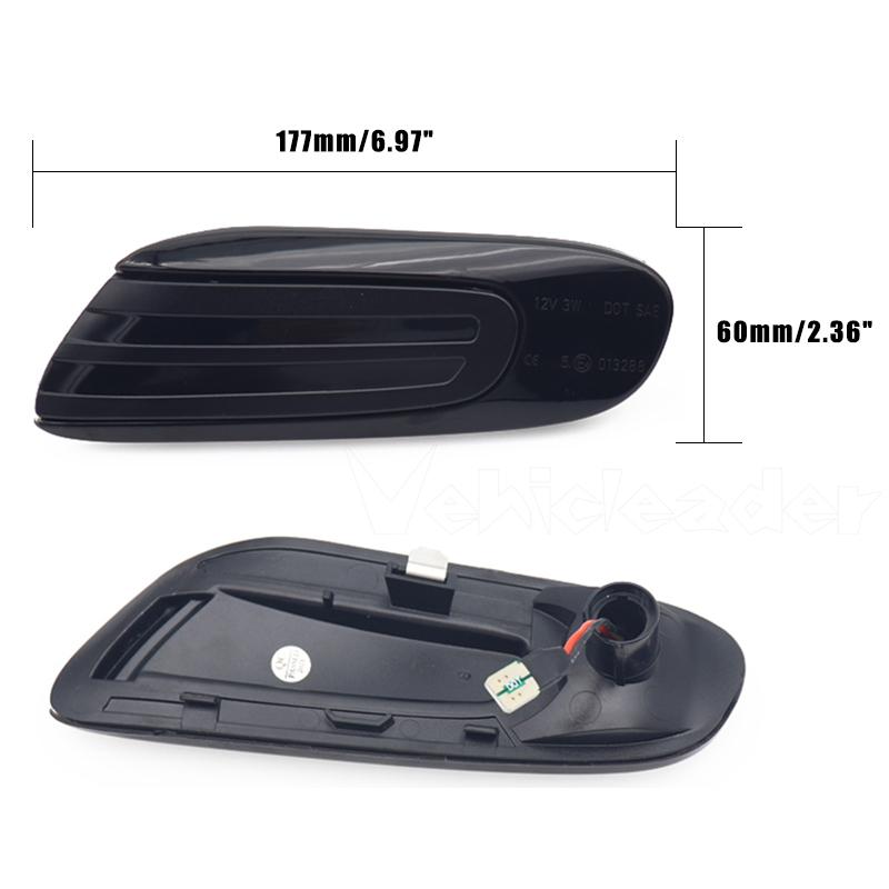 LED Dynamische Seitenmarkierungs-Blinkeranzeige Repeater-Licht Sequentielle Blinkerlampe für BMW Mini Cooper F55 F56 F57 2014-2017
