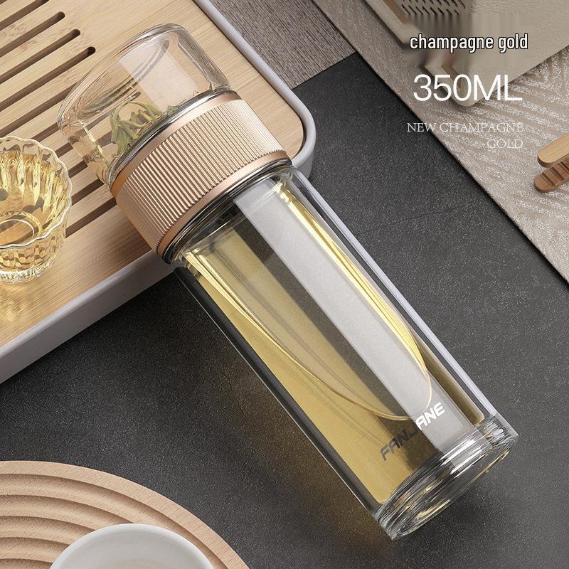 Xihe Portable Glass Tea Infuser Cup