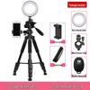 Multifunctional Mobile Streaming Tripod with Beauty Fill Light for Outdoor Videos & Selfies