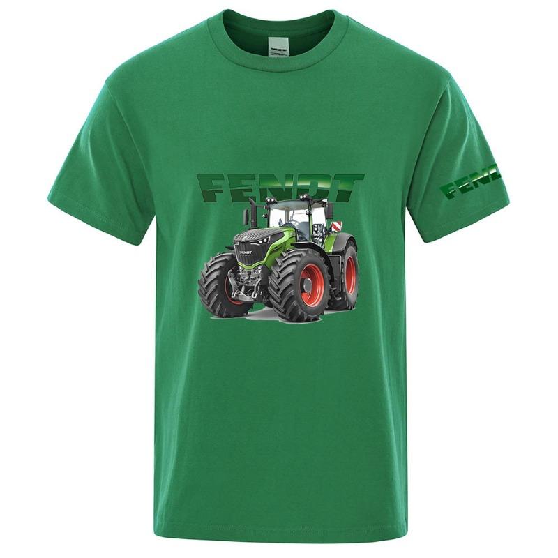 Traktor FENDT Logo Aufdruck Sommer Herren Schnelltrockend Sport Mode Herren 2026 Kurze Ärmel Sommer Freizeit Atmungsaktives T-Shirt