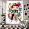 Wall TapestryBetty Boop Art Hanging Cloth Decorative Background Cover for Room Decoration