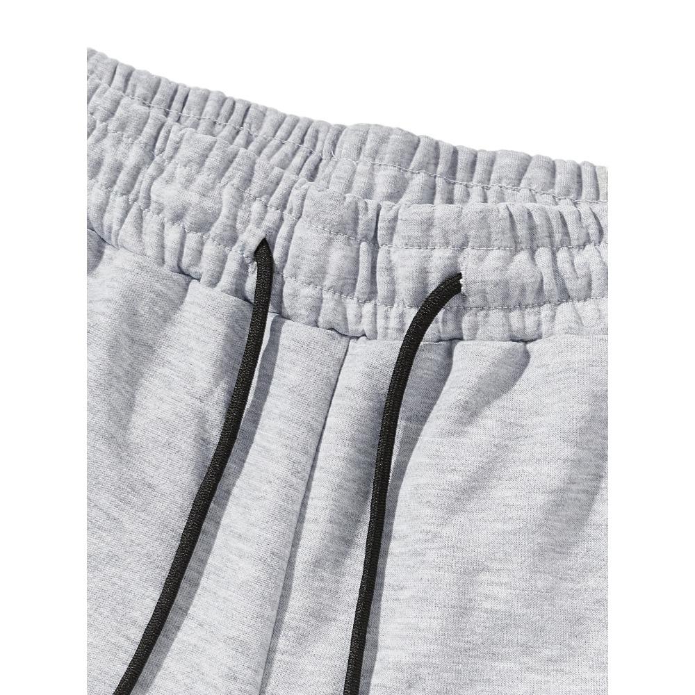 Men's 2‑Pcs Set, Trendy Pattern Print Loose Hooded Sweatshirt & Autumn Winter Fleece Drawstring Athletic Casual Pants