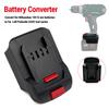 Battery Adapter/Converter for Lidl Parkside X11V Li-ion Tools To For Milwaukee 18V Li-ion Battery Adapter Power Tool Accessories
