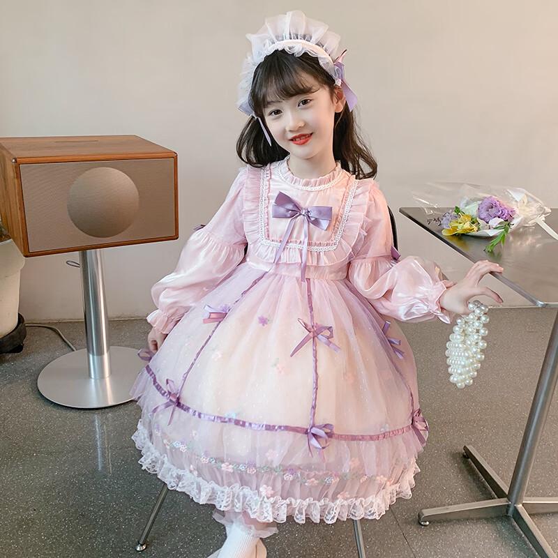 Bamino Girls' Winter Lolita Princess Dress