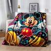 Die Mickey Maus Cartoon-Decke ist flauschig und weich, geeignet für Kinder und Erwachsene und perfekt für Zuhause, Reisen, Camping an