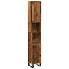 VidaXL Bathroom Cabinet Old Wood 30x30x190cm Engineered Wood, Cabinet, Bathroom Storage Cabinet, 857202